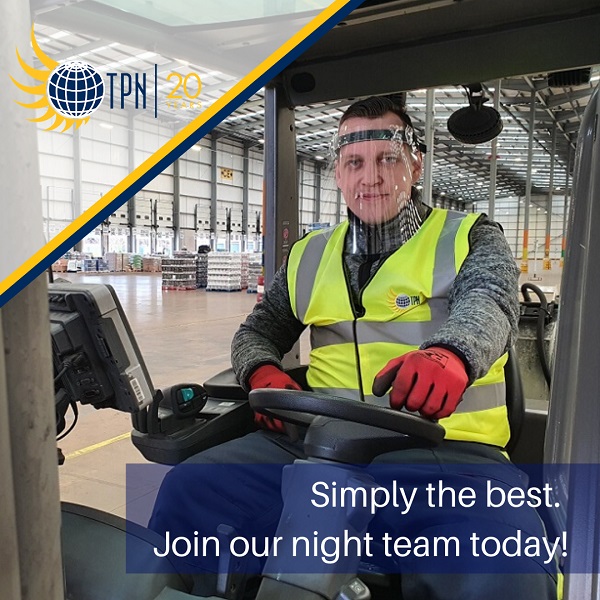 Fork Lift Drivers For Superb Night Shift Team